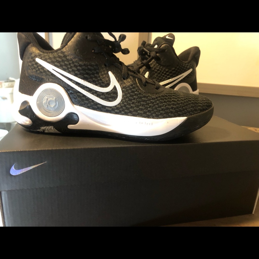 Nike basketball sneakers. Worn once on the court